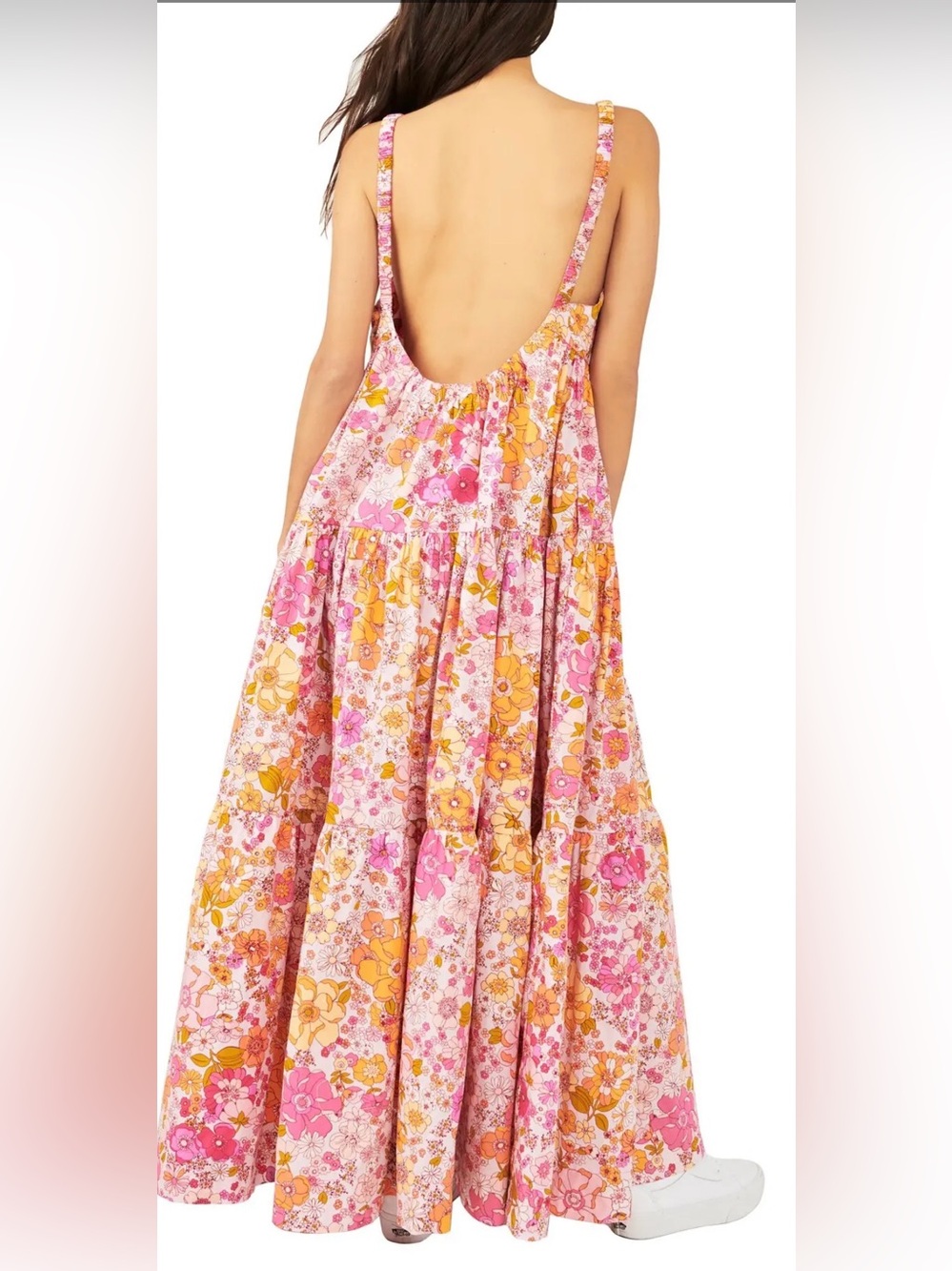 Free People Floral Park Slope Maxi Sundress - Size M - Picture 2 of 5